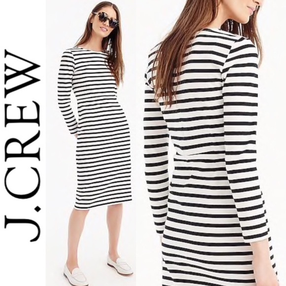 J. Crew Dresses & Skirts - NWT J. Crew Long-Sleeve Striped Dress
